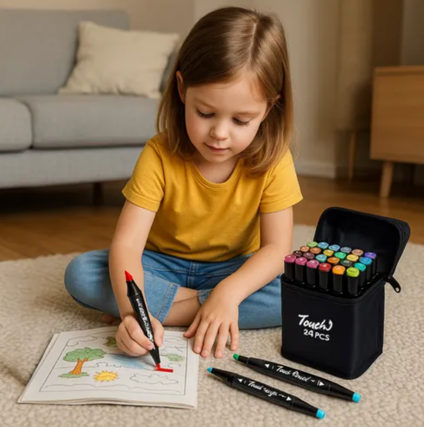 Kit Livro de Colorir Bobbie Goods 100 Páginas + Canetinhas [Leve 1 BRINDE!]